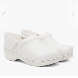 Danskos White Clogs Size 38